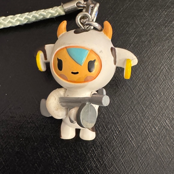 Rare Y2K Tokidoki Moofia Mozzerella keychain - Picture 2 of 2